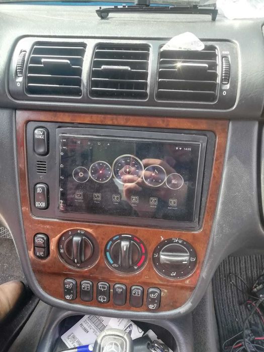 Navigatie Android Mercedes ML Waze YouTube casetofon