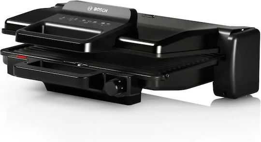 Gratar electric Bosch 2000 W, Contact grill, temperatura reglabila