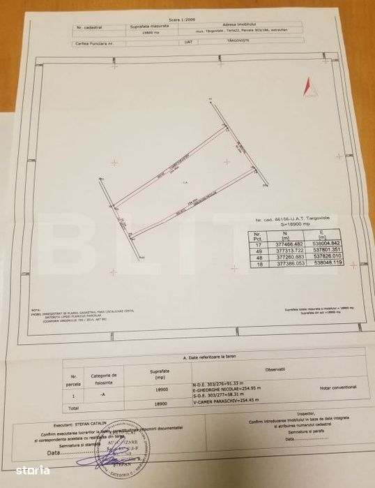 Teren Extravilan, 19.800 mp, Dambovita Mall