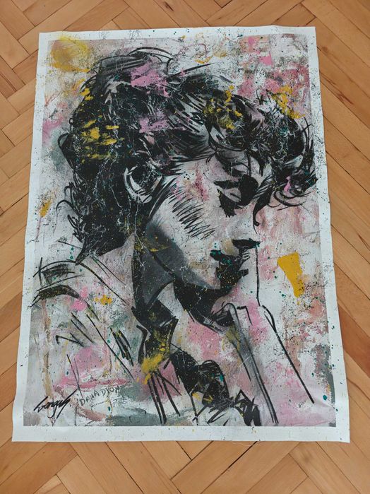 Оригинална картина на Gongas – “Thinking in You – Размер XL” (2025)