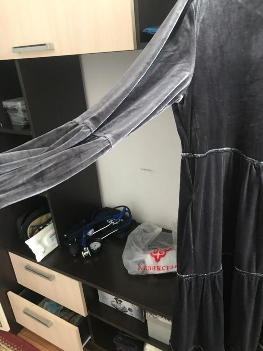 платье и юбка велюр размер 48-50