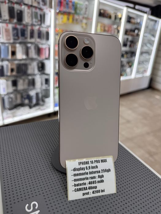 iPhone 16 Pro Max 256gb baterie 99%
