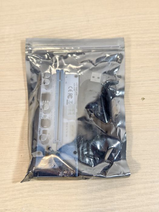 Riser PCI-E, Nou, nefolosit