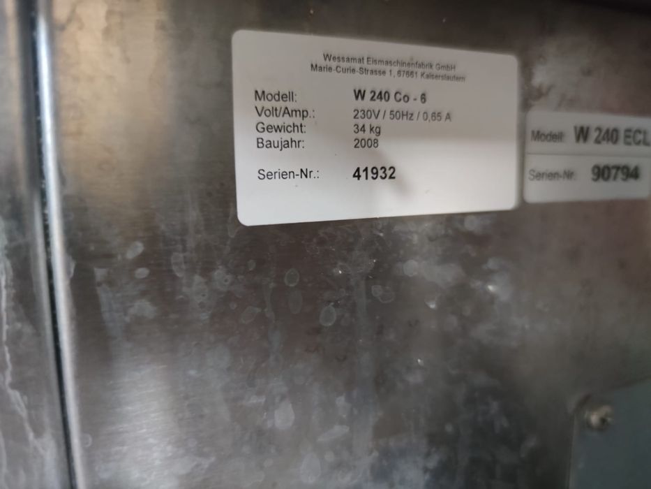 Aparat Gheata Profesionala Wessamat masina 240kg /24h