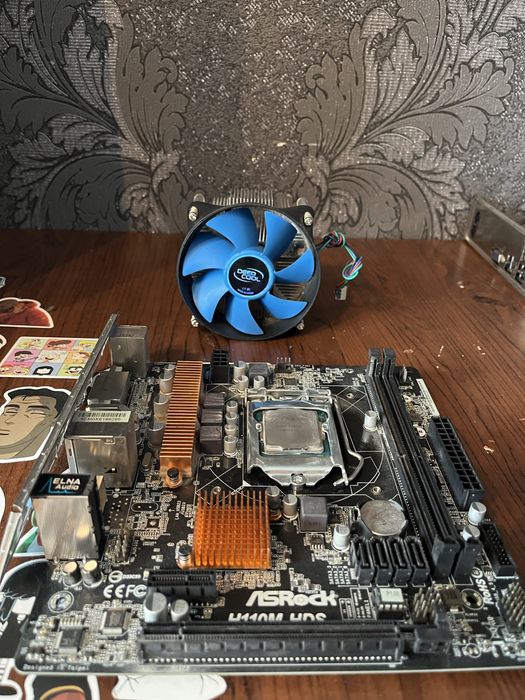 Материнская плата , процессор , кулер: 20 000 тг. - Комплектующие и ...