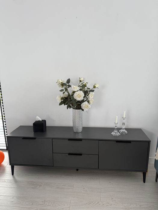 Comoda  TV gri Moderna -  stare f buna