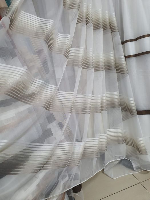 Тънки пердета тип лен