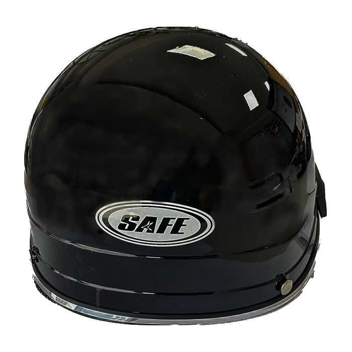 Каска SAFE за скутер и МОТОР, каска шапка с Козирка