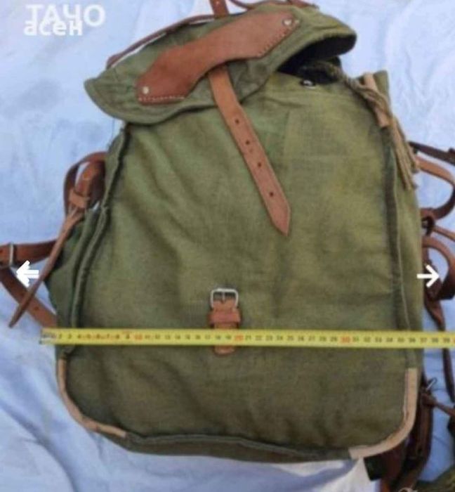 Военни раници от брезент