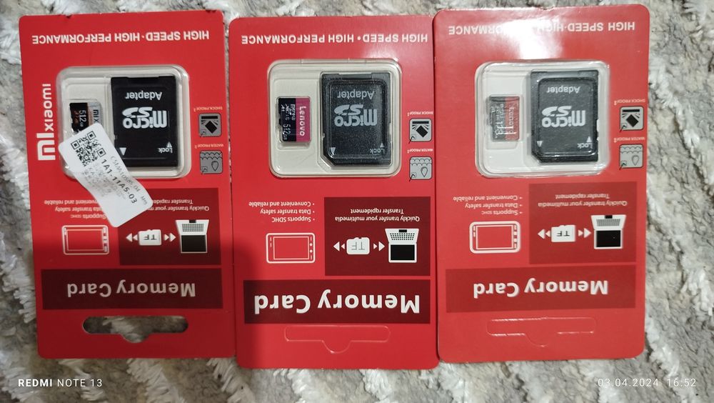 Fleshka lenova 128/512 /256