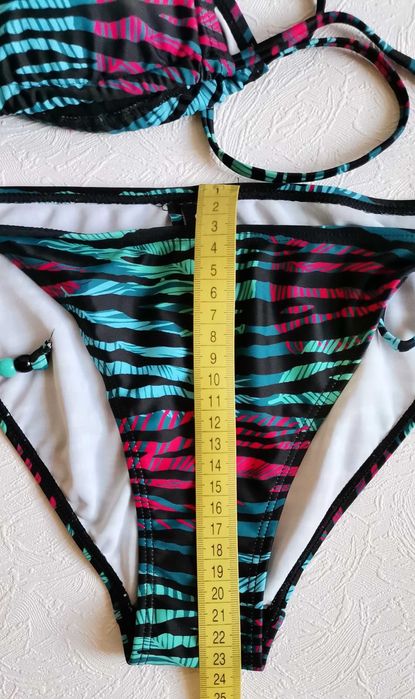 Costum baie 2 piese femei AQUOS Elena mar S/M tiger-stripes Nou