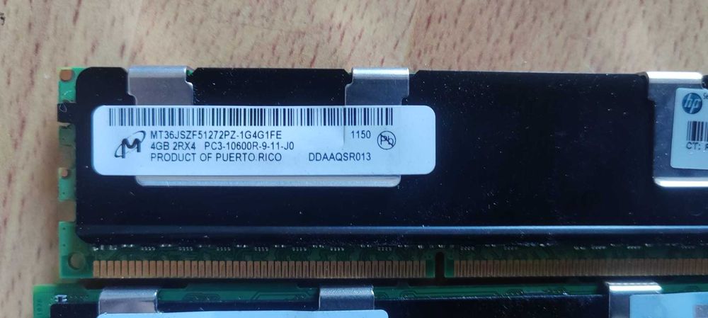 RAM server 4GB DDR3-1333 ECC Registered RDIMM, PC3-10600R