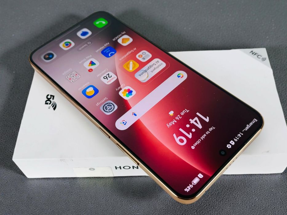 НОВ! Honor Magic 8 Lite 512GB 8RAM Reddish Brown 2г. Гаранция!