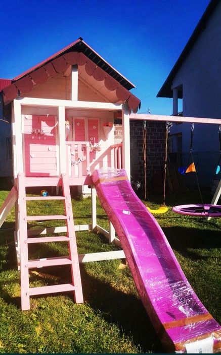 Spatiu/parc de joaca,căsuțe din lemn pentru copii,prețul începe de la