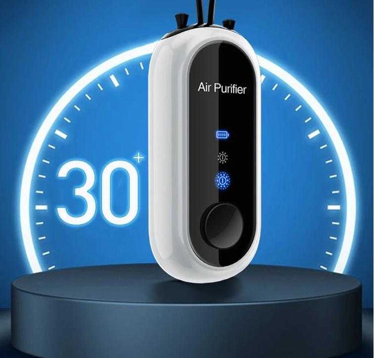 Фитнес Пречиствател Въздух Персонален Йонизатор Защита Вируси Бактерии