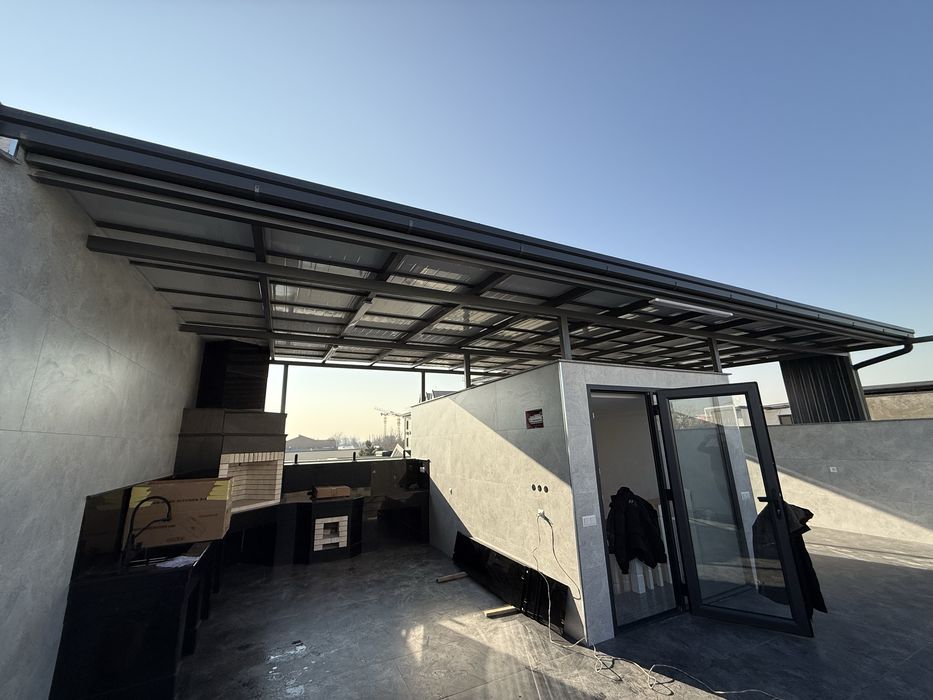 Сендвич панельдан навес бутка/ Senvich paneldan naves butka