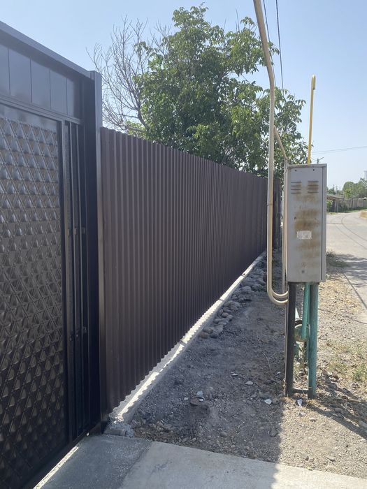 забор из профлиста