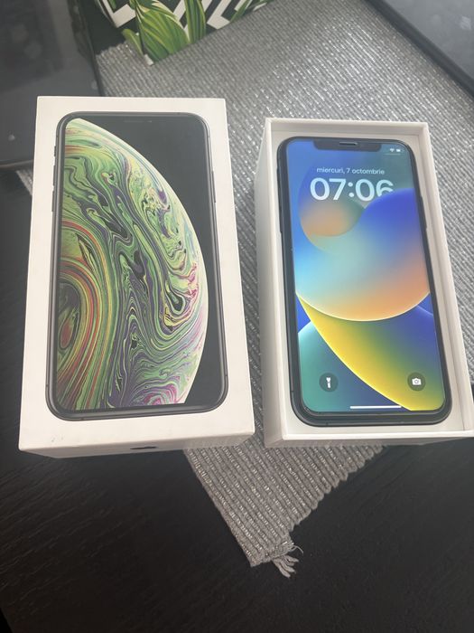 Iphone Xs 256GB, negru, cutie originala