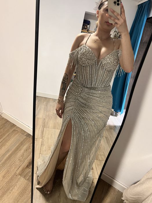 rochie de ocazie cu pietre