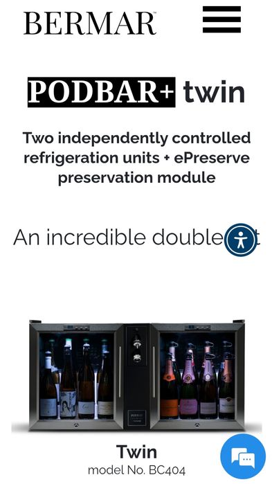 Frigider bar Podbar twin