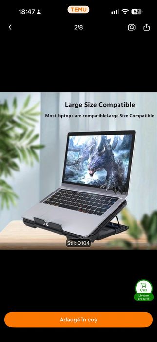 Cooler laptop nou sigilatvla cutie