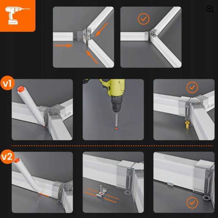 Iluminat LED HoneyComb 5hexagoane DIMABIL cu telecomand 235x164cm 160w