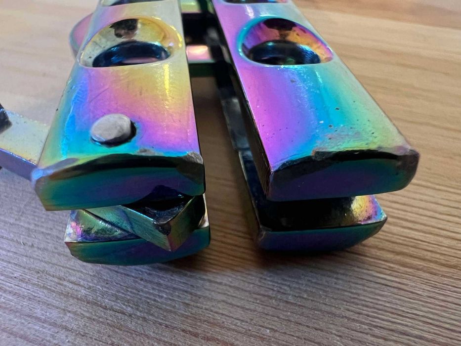 Desfacator capace Butterfly Bottle Opener Magnum Steel Rainbow Fade