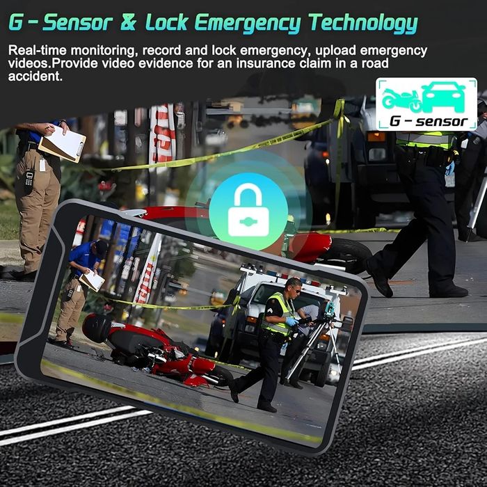 Мото навигация и видеорегистратор с Apple car play и Android Auto