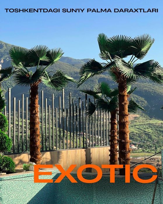 Sun'iy eko palmalar | bepul dizayn loyihasi | 30% chegirma
