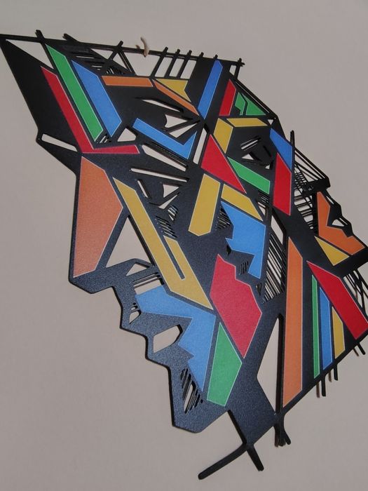 Artă decorativă metalică, abstract art