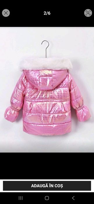 Geaca 4 ani roz fete