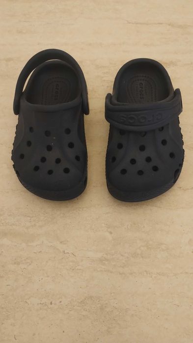 Детски сандали CROCS - светлосини и тъмносини №22