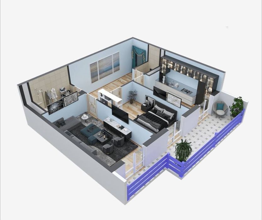 Хонсарой океан ж/к новостройкада квартира сотилади