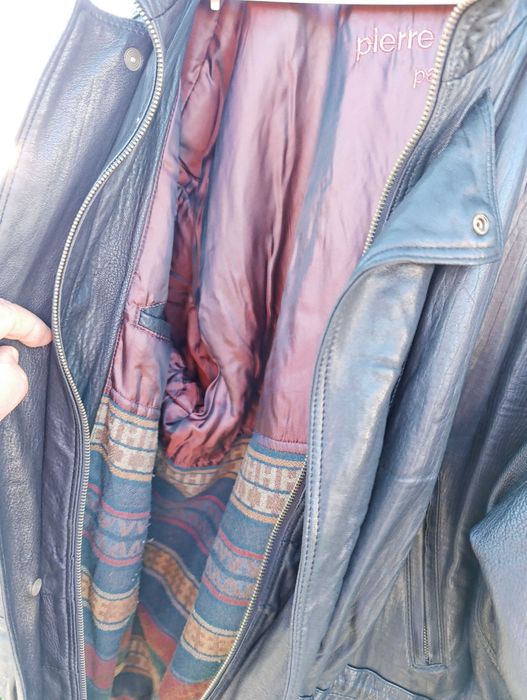 Haină de piele Pierre cardin 3/4