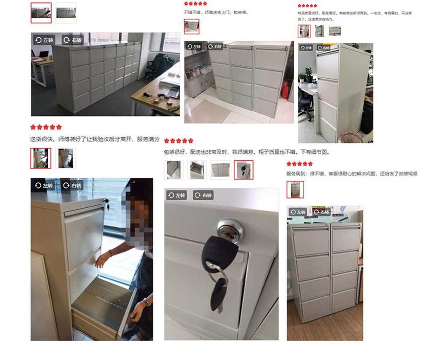 Металлический шкаф с ящиками | Kartuteka bo‘limli