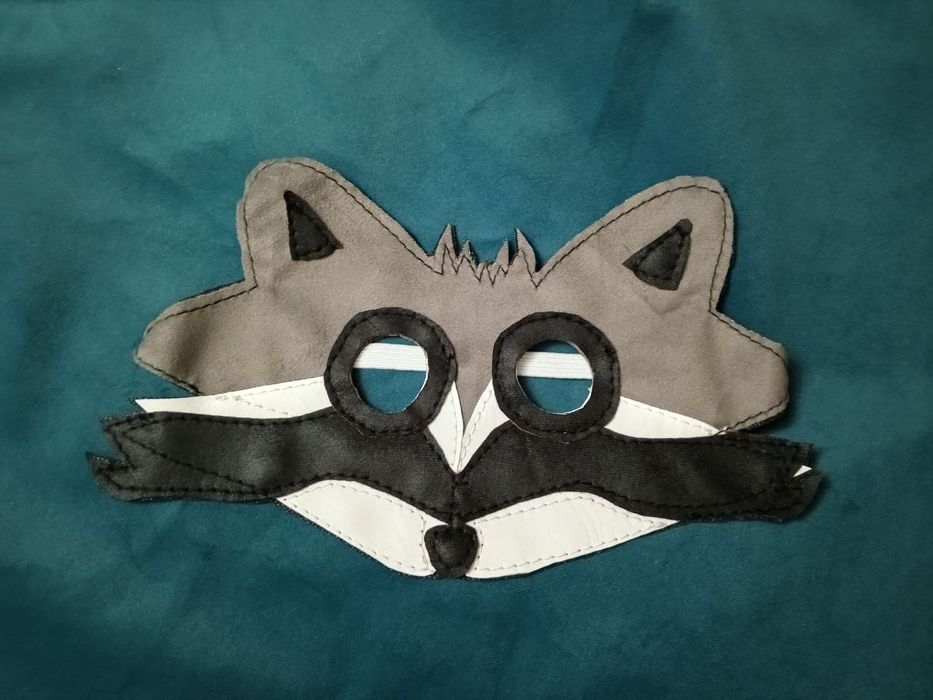 Маска детская, карнавальная, Енот, Заяц, лиса, волк и пр.