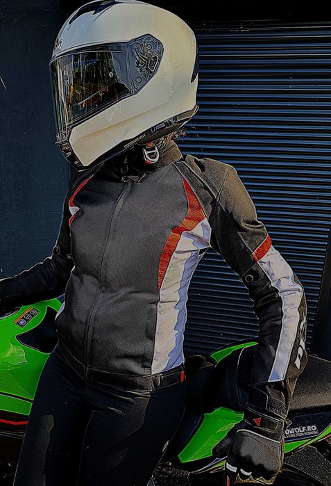 Geaca moto dama PES de vara mesada ploaie protectii Level 2 incluse