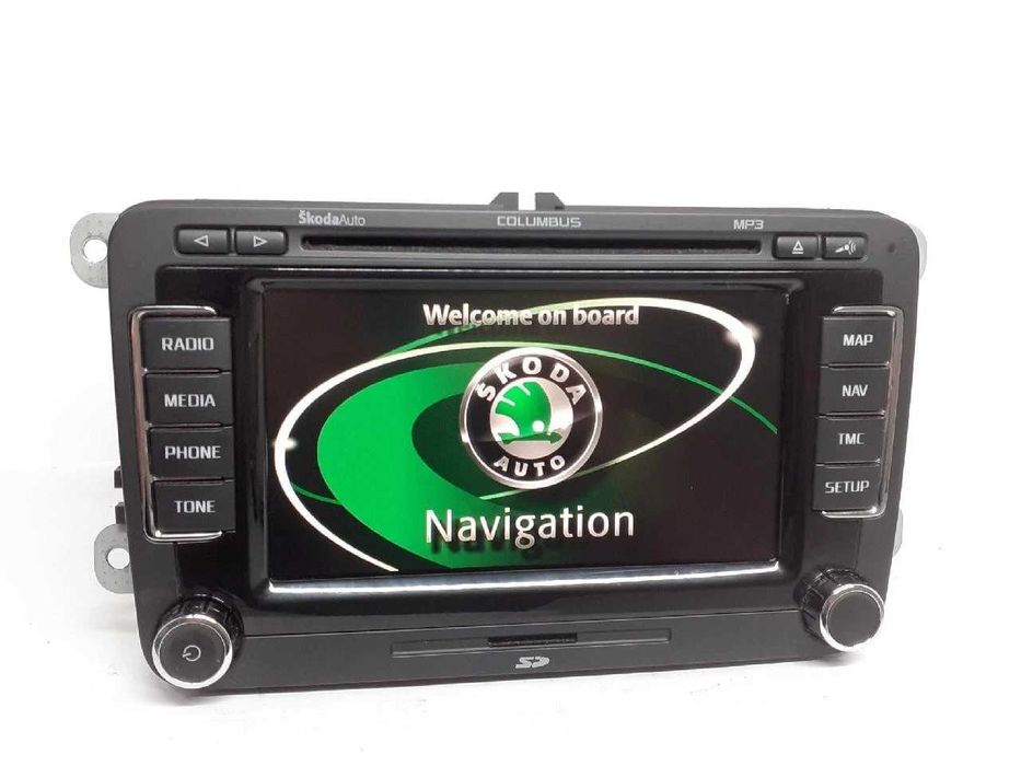 Navigatie originala Skoda Columbus RNS 510 - stare impecabila