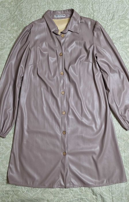 Платье из экокожи 42 размер