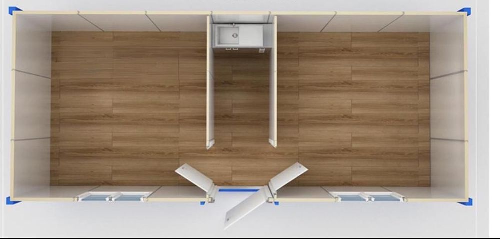 Павилион Сглобяема къща 30кв.м Контейнер за живеене 10/3м Лизинг