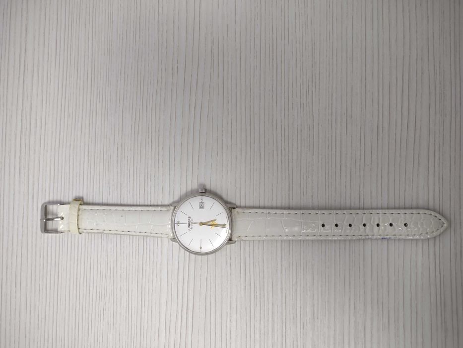Oferta! CEAS JUNKERS BAUHAUS Cadran alb, 6073 - 4