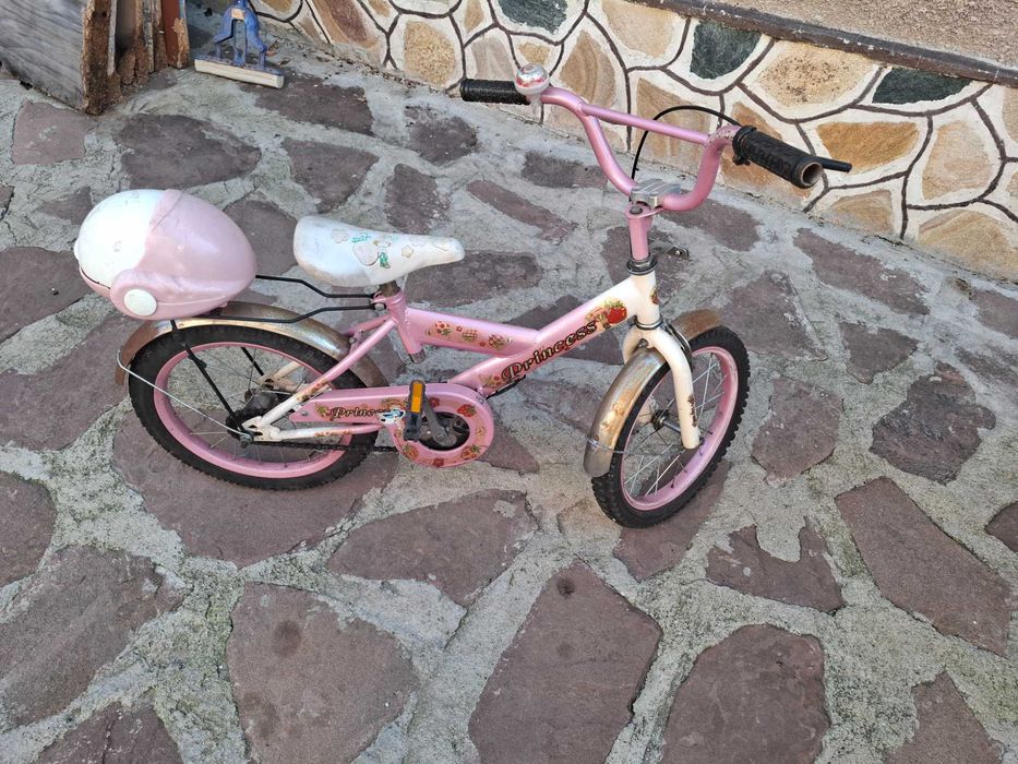 Детски розов велосипед 16 "
