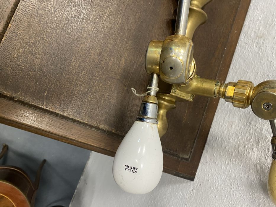 Белгийски бирени кранове с порцеланови дръжки кран за бира от месинг