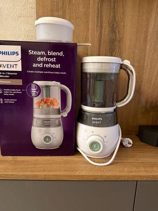 Уред за приготвяне на бебешка храна Philips Avent 4 в 1