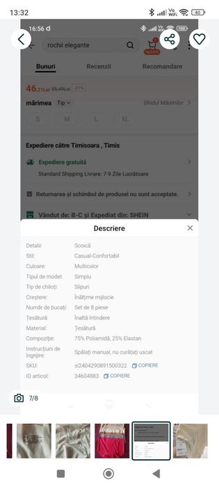 Vând chiloți  xxl din mătase de gheață