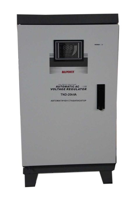 Стабилизатор на ток BULPOWER 20KW с лед дисплей - ТРИФАЗЕН