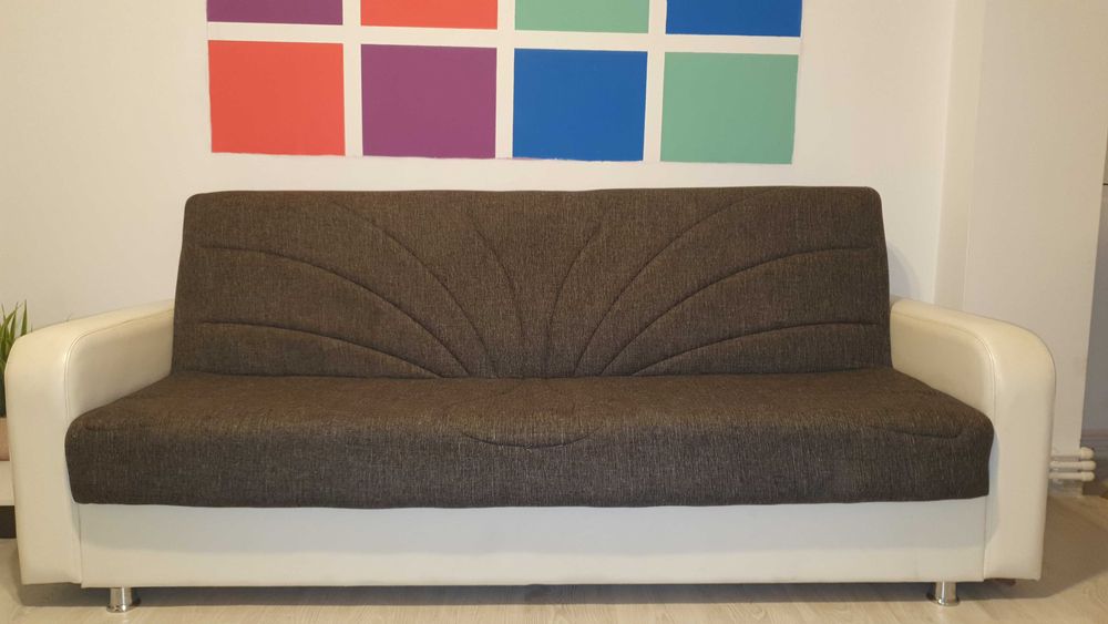 Canapea Extensibila 189 CM Material Chenille
