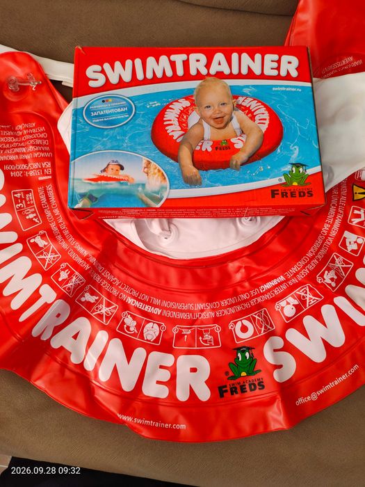 Надувной круг FRED’S SWIMTRAINER для малышей от 3мес до 4 лет