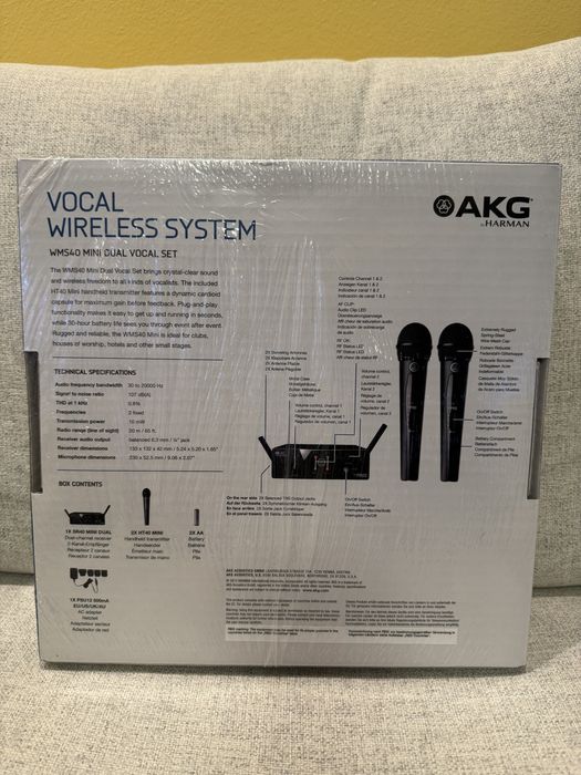 Vand set microfoane wireless WMS40 Mini Dual Vocal Set AKG