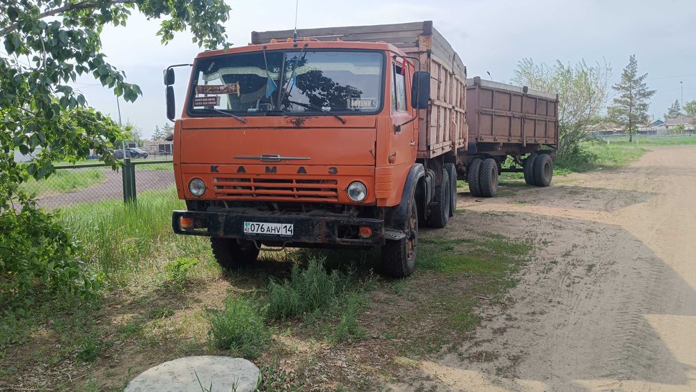 Камаз 55102 с прицепом